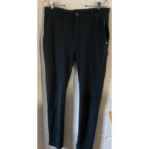Vuori Mens Aim Pant V420 black Performance Chino Slim Fit Size 32